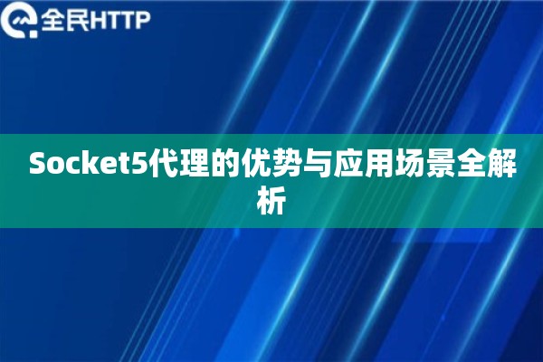 Socket5代理的优势与应用场景全解析