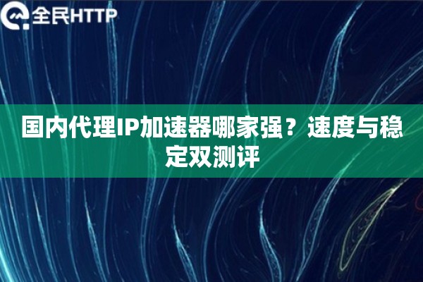 国内代理IP加速器哪家强?速度与稳定双测评 国内代理IP加速器哪家强?速度与稳定双测评