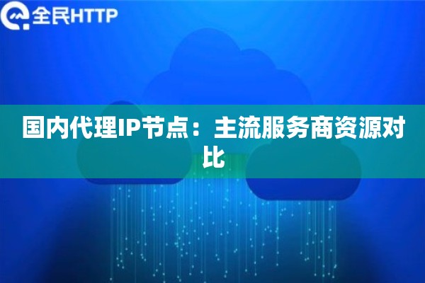 国内代理IP节点：主流服务商资源对比