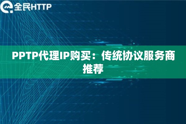 PPTP代理IP购买：传统协议服务商推荐