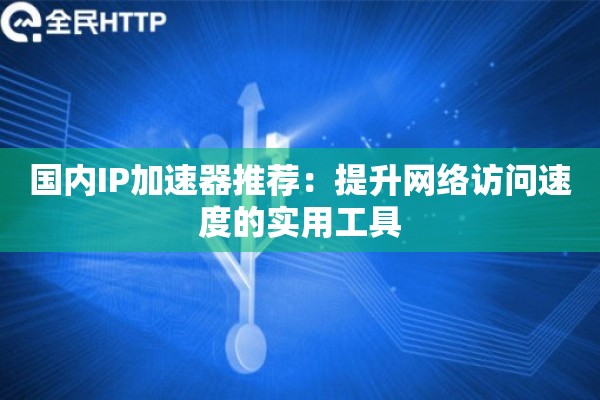 国内IP加速器推荐:提升网络访问速度的实用工具 国内IP加速器推荐:提升网络访问速度的实用工具