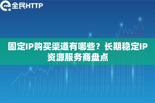 固定IP购买渠道有哪些？长期稳定IP资源服务商盘点