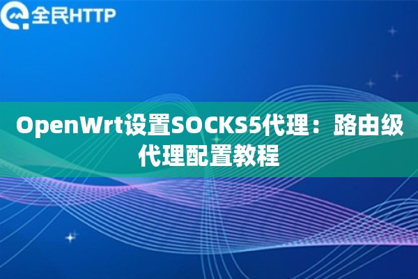 OpenWrt设置SOCKS5代理：路由级代理配置教程