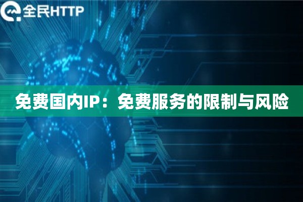 免费国内IP：免费服务的限制与风险