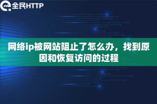网络ip被网站阻止了怎么办，找到原因和恢复访问的过程