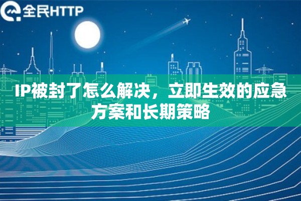 IP被封了怎么解决，立即生效的应急方案和长期策略