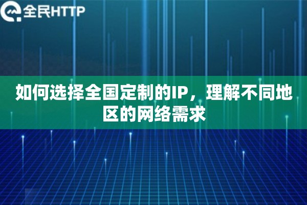 如何选择全国定制的IP，理解不同地区的网络需求