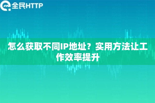 怎么获取不同IP地址？实用方法让工作效率提升