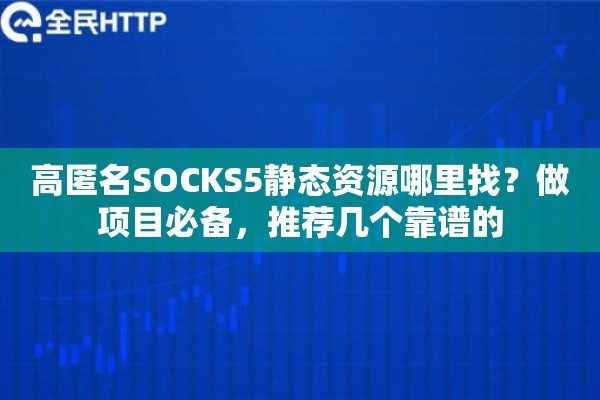 高匿名SOCKS5静态资源哪里找？做项目必备，推荐几个靠谱的