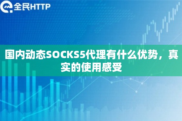 国内动态SOCKS5代理有什么优势，真实的使用感受