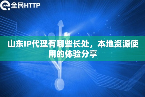 山东IP代理有哪些长处，本地资源使用的体验分享