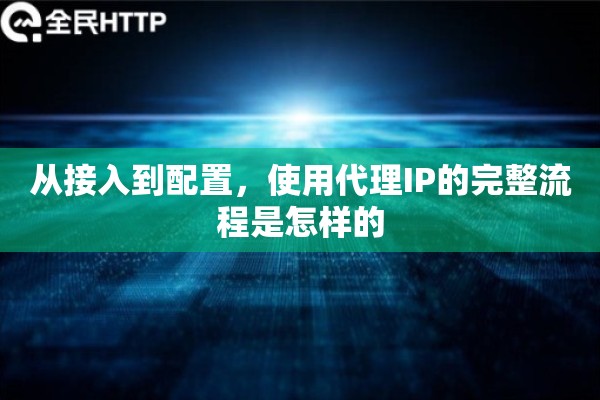 从接入到配置，使用代理IP的完整流程是怎样的
