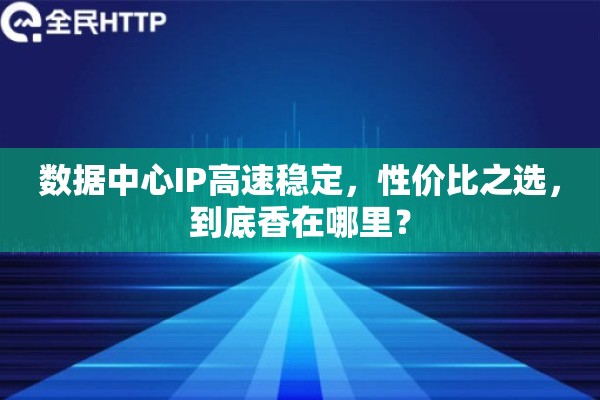 数据中心IP高速稳定，性价比之选，到底香在哪里？