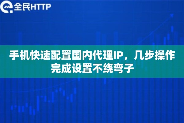 手机快速配置国内代理IP，几步操作完成设置不绕弯子