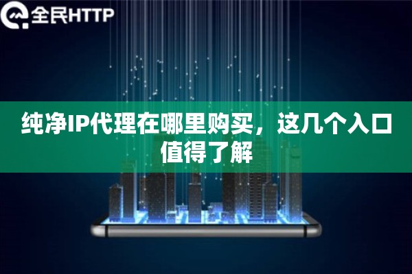 纯净IP代理在哪里购买,这几个入口值得了解 纯净IP代理在哪里购买,这几个入口值得了解