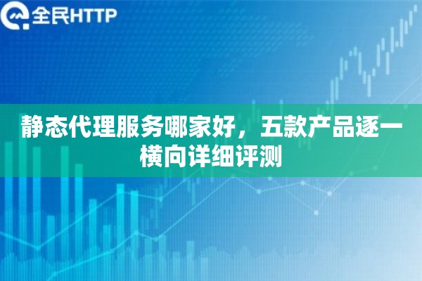 静态代理服务哪家好，五款产品逐一横向详细评测