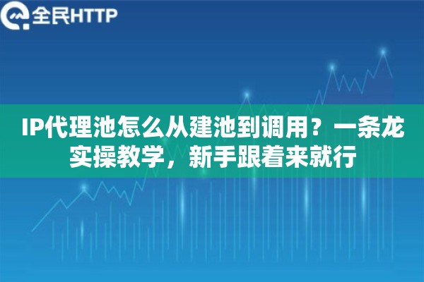 IP代理池怎么从建池到调用?一条龙实操教学,新手跟着来就行 IP代理池怎么从建池到调用?一条龙实操教学,新手跟着来就行