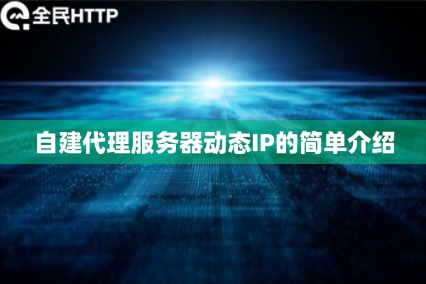 自建代理服务器动态IP的简单介绍