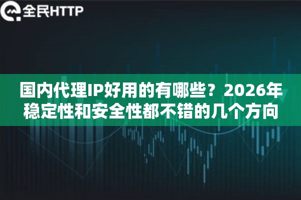 国内代理IP好用的有哪些?2026年稳定性和安全性都不错的几个方向 国内代理IP好用的有哪些?2026年稳定性和安全性都不错的几个方向