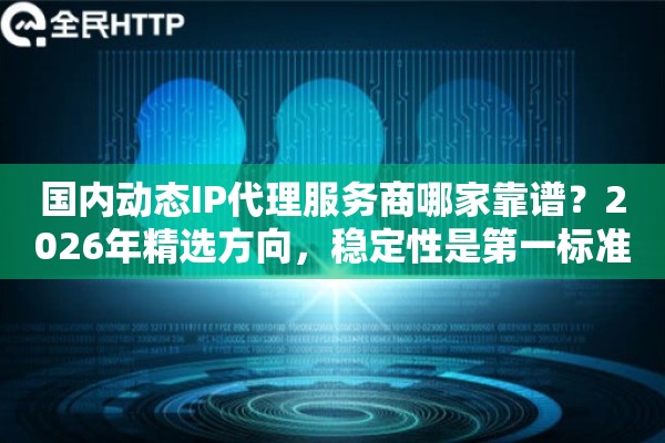 国内动态IP代理服务商哪家靠谱？2026年精选方向，稳定性是第一标准