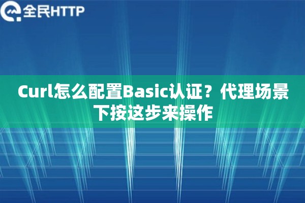 Curl怎么配置Basic认证？代理场景下按这步来操作