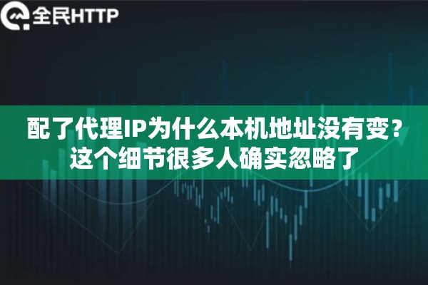 配了代理IP为什么本机地址没有变？这个细节很多人确实忽略了