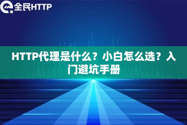 HTTP代理是什么？小白怎么选？入门避坑手册