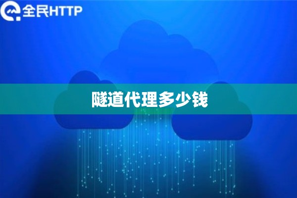 隧道代理多少钱