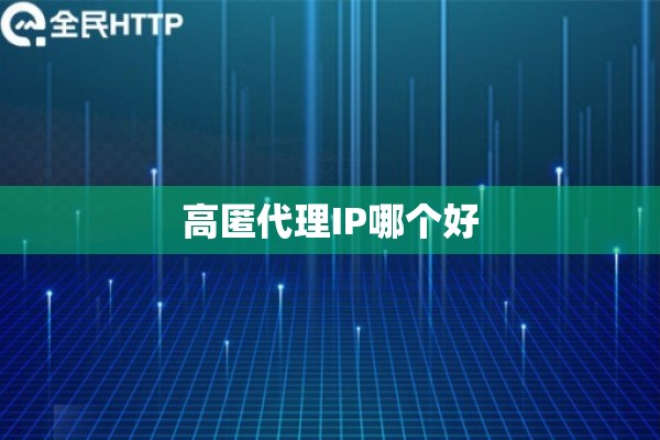 高匿代理IP哪个好 高匿代理IP哪个好