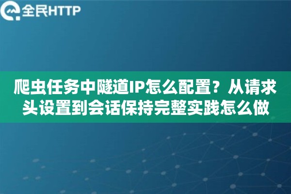 爬虫任务中隧道IP怎么配置？从请求头设置到会话保持完整实践怎么做