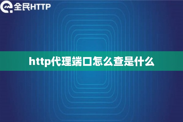 http代理端口怎么查是什么