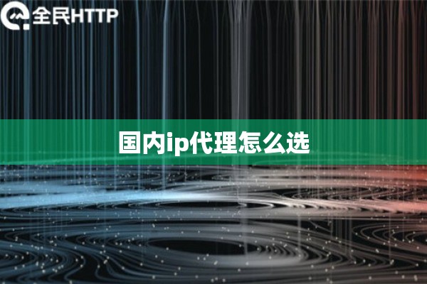 国内ip代理怎么选