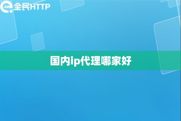 国内ip代理哪家好