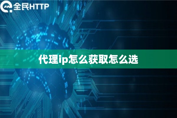 代理ip怎么获取怎么选 代理ip怎么获取怎么选
