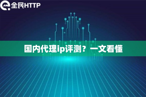 国内代理ip评测？一文看懂