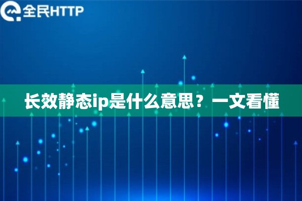 长效静态ip是什么意思？一文看懂