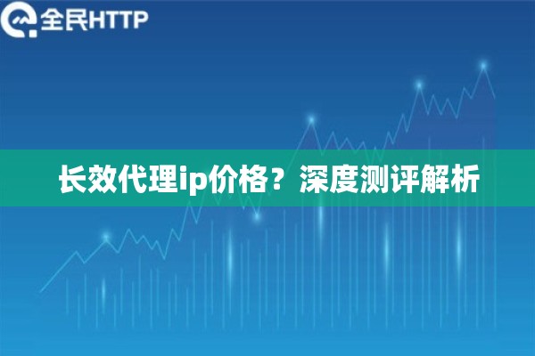 长效代理ip价格？深度测评解析