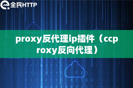 proxy反代理ip插件（ccproxy反向代理）