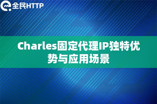 Charles固定代理IP独特优势与应用场景