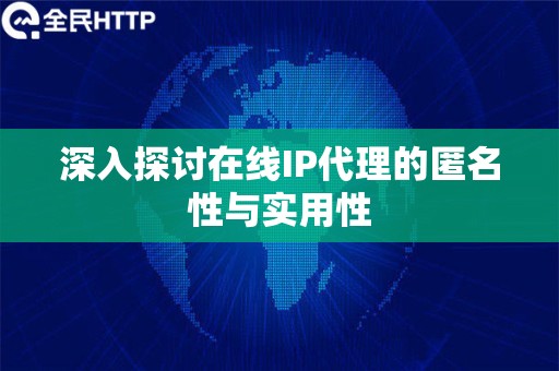 深入探讨在线IP代理的匿名性与实用性