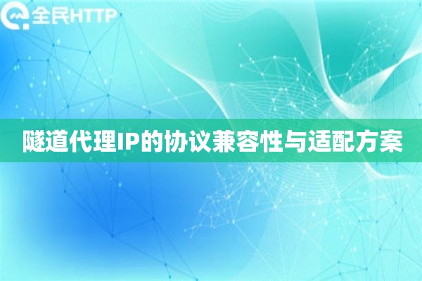隧道代理IP的协议兼容性与适配方案