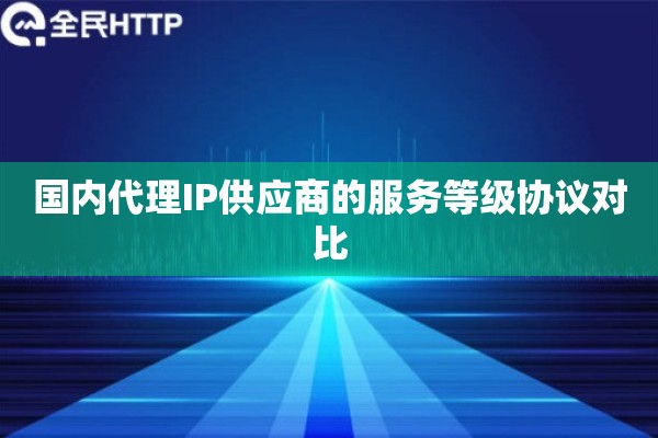 国内代理IP供应商的服务等级协议对比