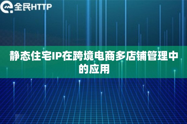 静态住宅IP在跨境电商多店铺管理中的应用