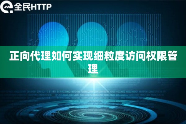正向代理如何实现细粒度访问权限管理