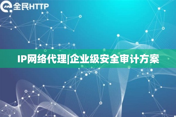 IP网络代理|企业级安全审计方案