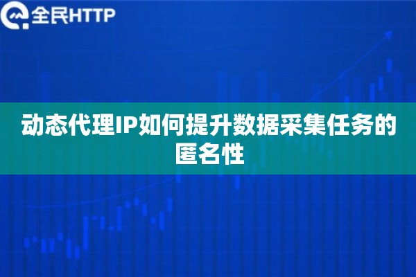 动态代理IP如何提升数据采集任务的匿名性