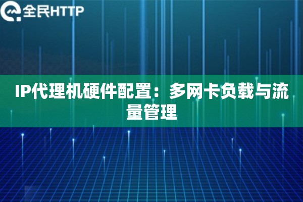 IP代理机硬件配置：多网卡负载与流量管理