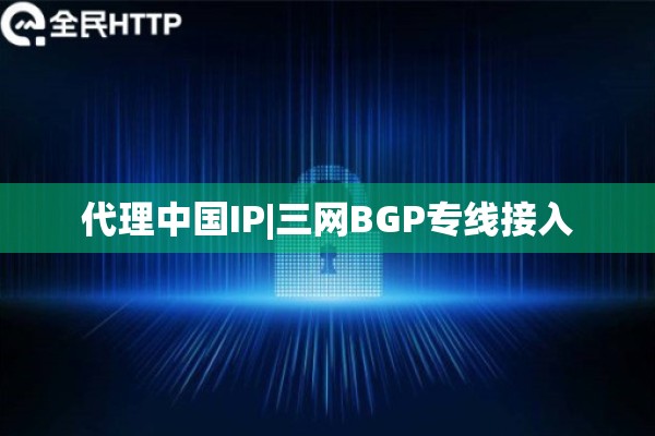 代理中国IP|三网BGP专线接入