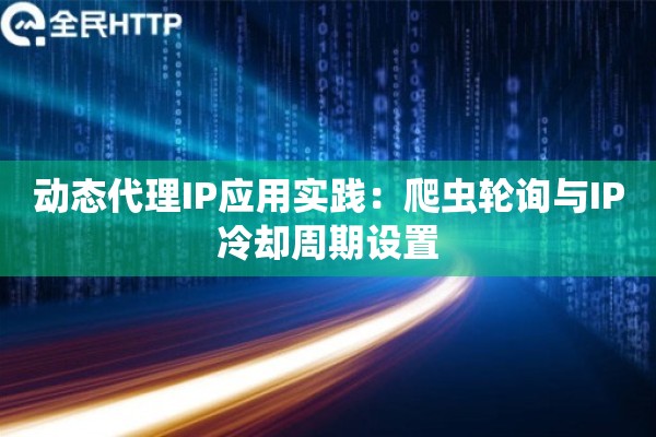 动态代理IP应用实践：爬虫轮询与IP冷却周期设置
