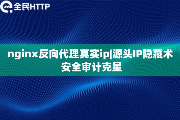 nginx反向代理真实ip|源头IP隐藏术 安全审计克星